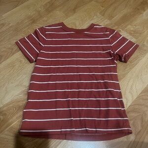 Okie Dokie Rust and White Tee